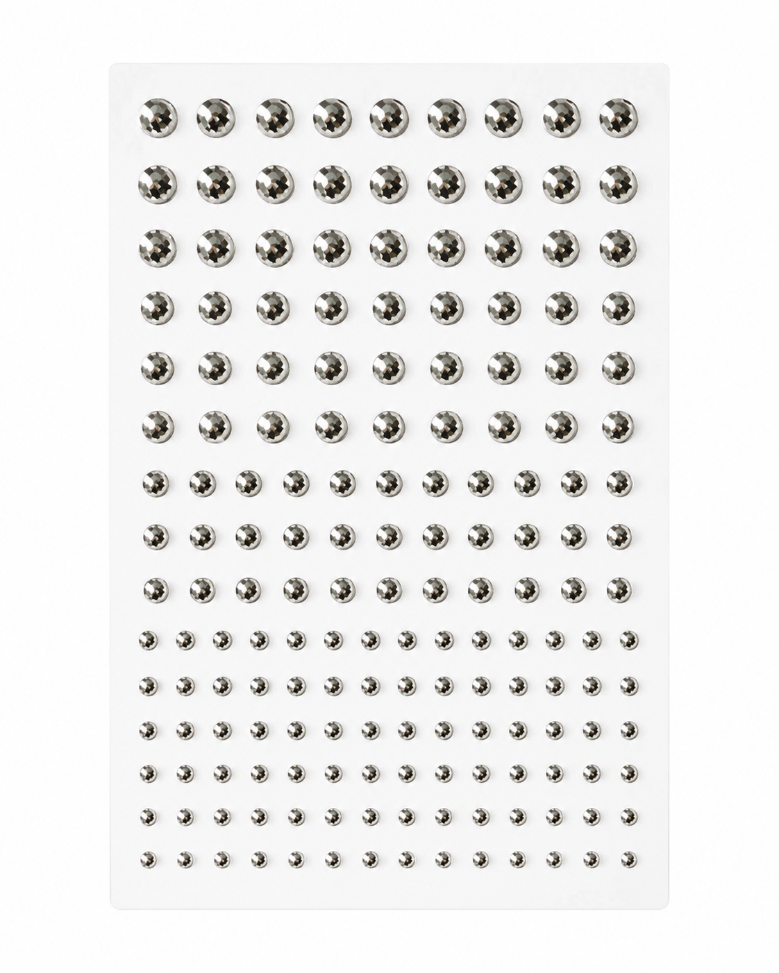 SHEIN Silver Face and Body Gem Stickers