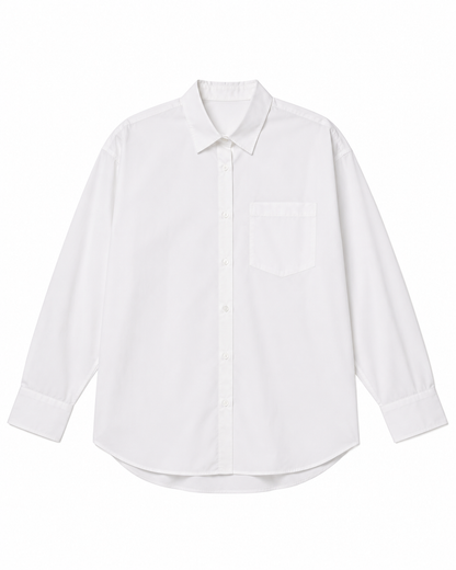 Classic White Button-Up Shirt – SHEIN Fast Delivery in 5 Days