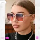 Women's Sunglasses â€“ Modern Design with Square Frame and Tinted Lenses, Availabl