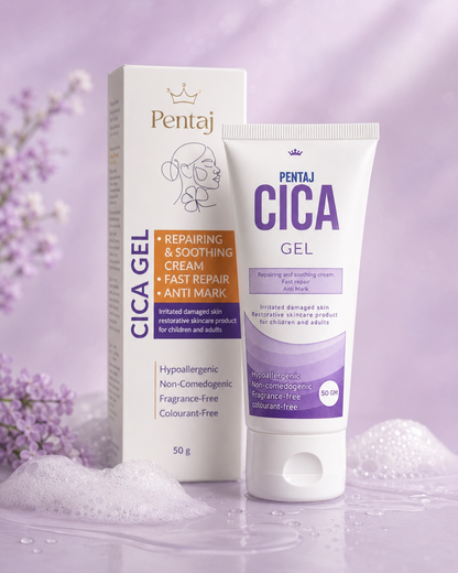 Pentaj Cica Gel Repairing & Soothing Cream 50g – Delicado Skincare