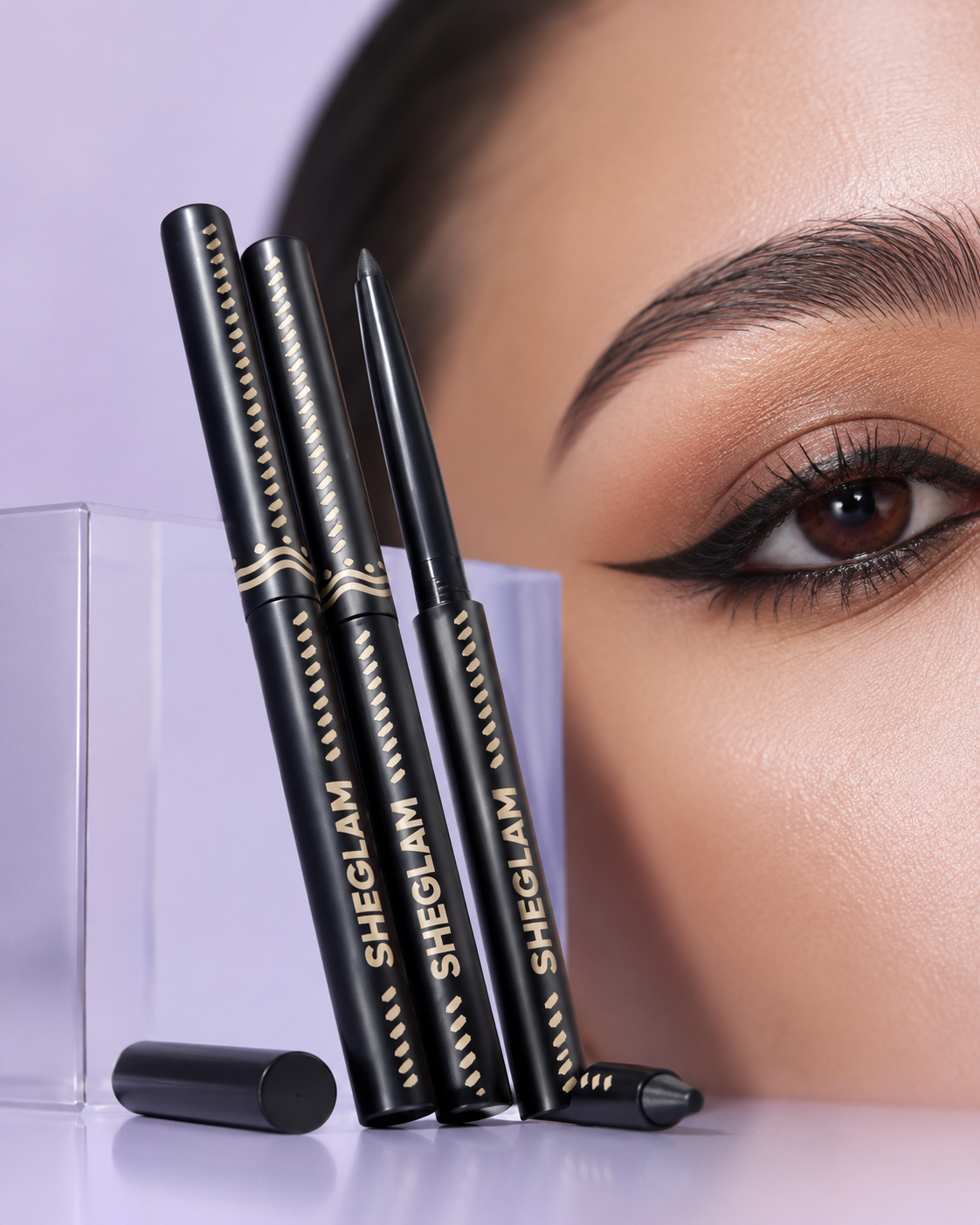 SHEGLAM Smoke Clouds Kohl Eyeliner – Jet Set, Black Creamy Eye Pencil for Smoky Looks