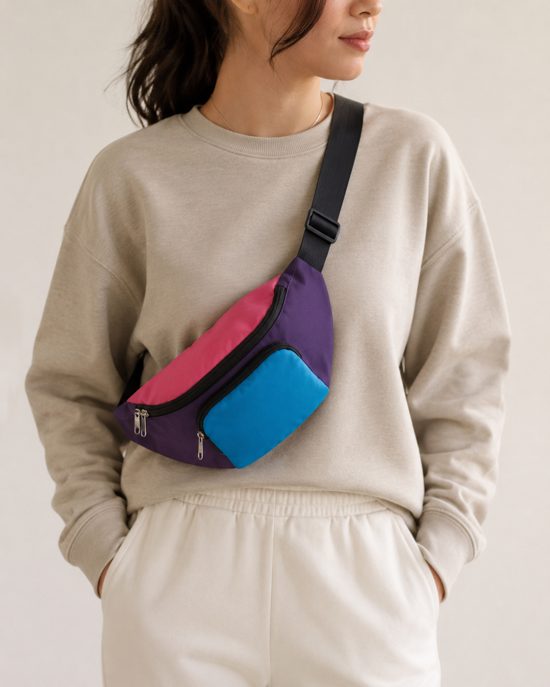 Colorblock Waist Bag – SHEIN Fast Delivery in 5 Days