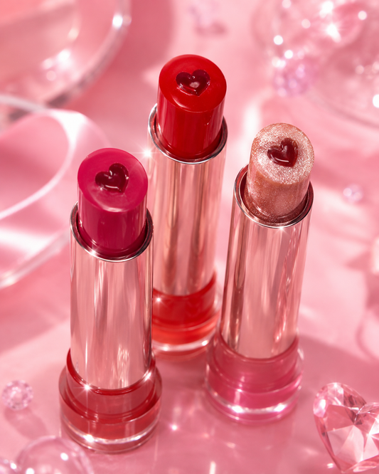 SHEGLAM Hello Kitty Lip Gloss – Smitten Kitten, Sparkly Nude Glossy Lip Color