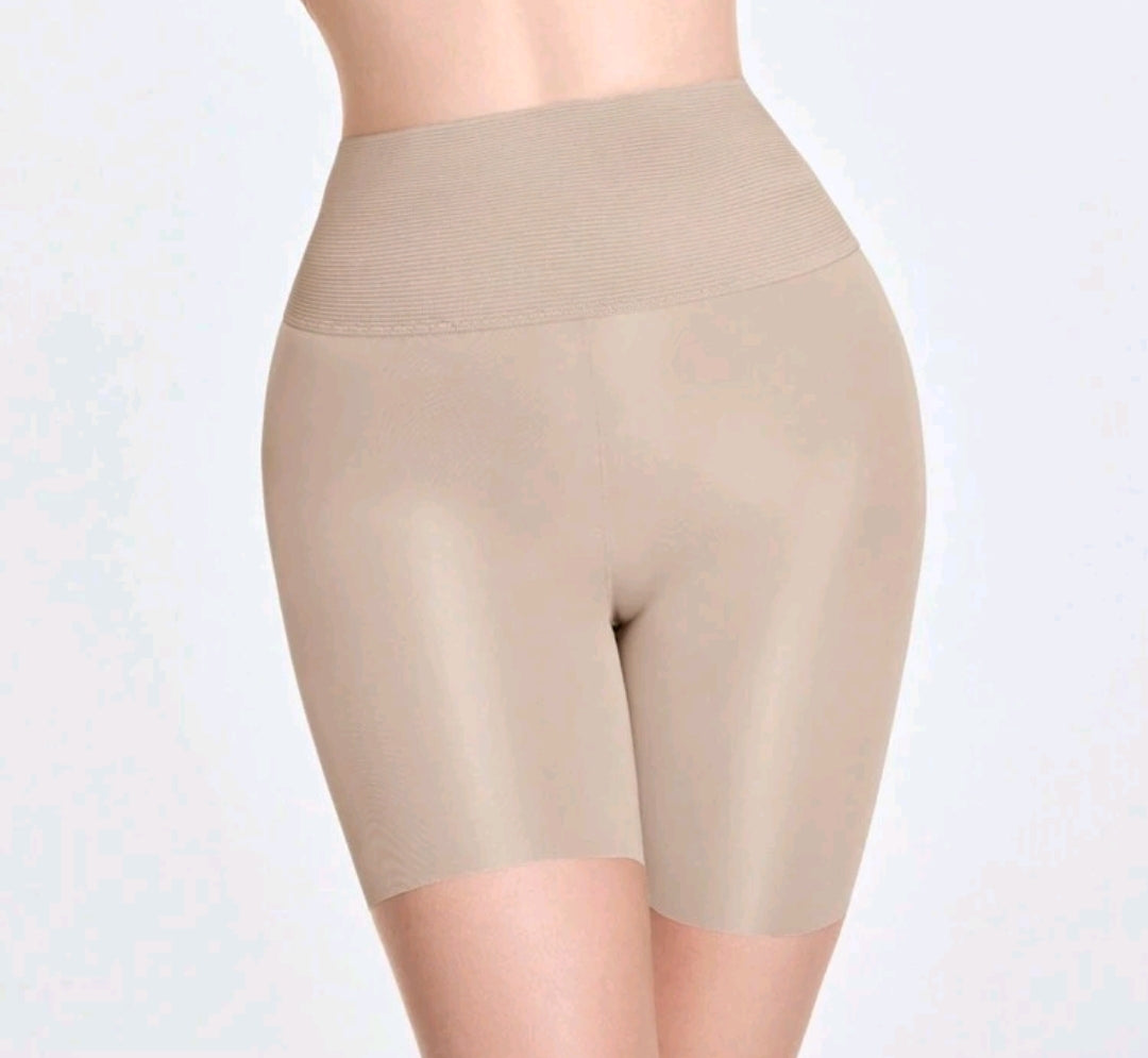 High Waisted Mid-Thigh Shapewear Shorts for Women – Tummy Control & Butt Lifting Body Shaper