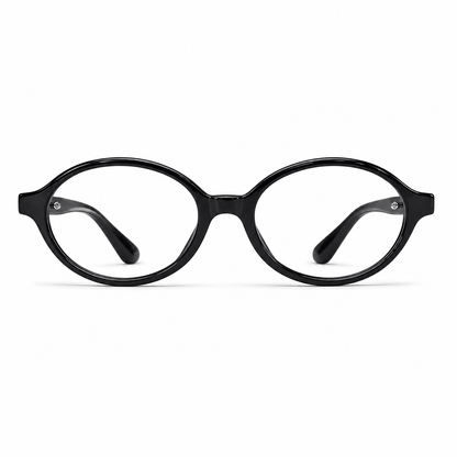 SHEIN Black Oval Fashion Glasses – Fast Delivery in 5 Days