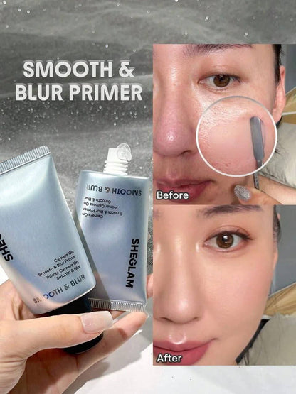 SHEGLAM Smooth & Blur Primer – Matte Makeup Base – Pore-Blurring Face Primer for Smooth Skin Look