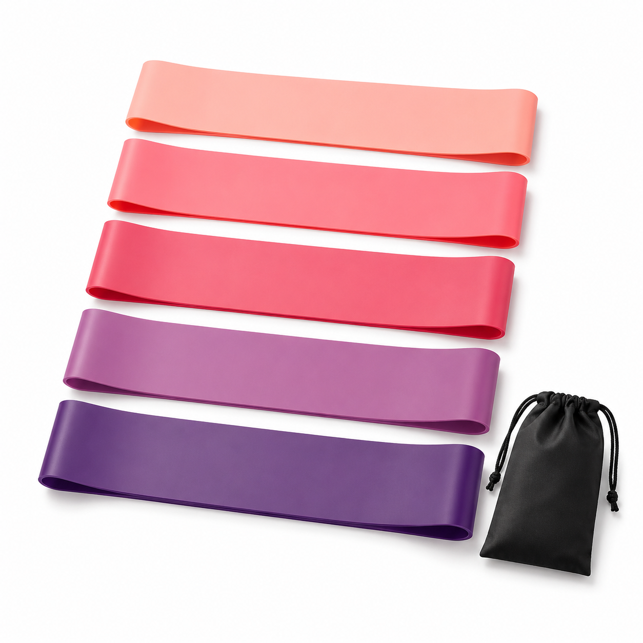 SHEIN  Resistance Bands Set – Colorful Fitness Workout Bands with Carry Bag, SHEIN Fast Delivery in 5 Days