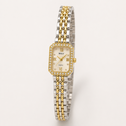 SHEIN Two-Tone Vintage Bracelet Watch – Fast Delivery in 5 Days