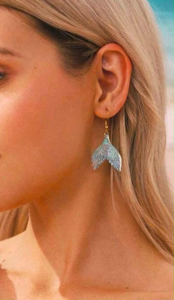 Mermaid Tail Jewelry Set – Earrings & Rings, SHEIN Fast Delivery in 5 Days