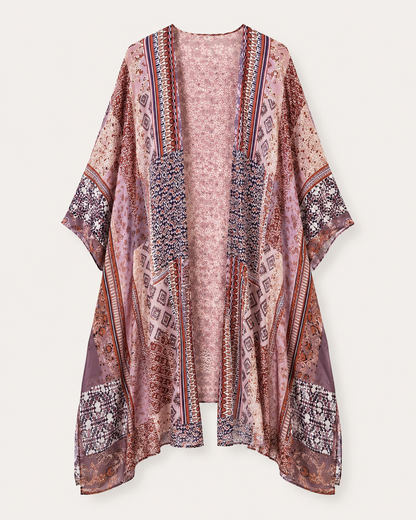 Boho Printed Long Kimono Cover-Up – SHEIN Fast Delivery in 5 Days