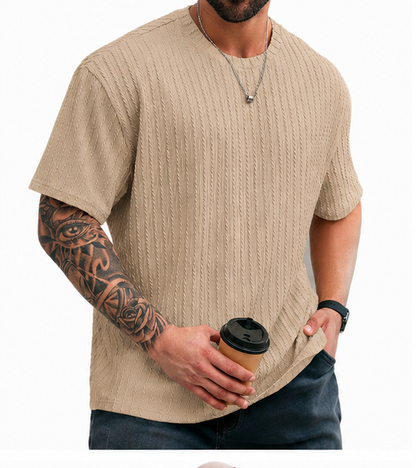 Men’s Textured Short Sleeve T-Shirt