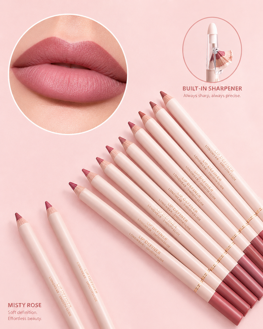 SHEGLAM Lip Liner Pencil – Misty Rose with Built-In Sharpener