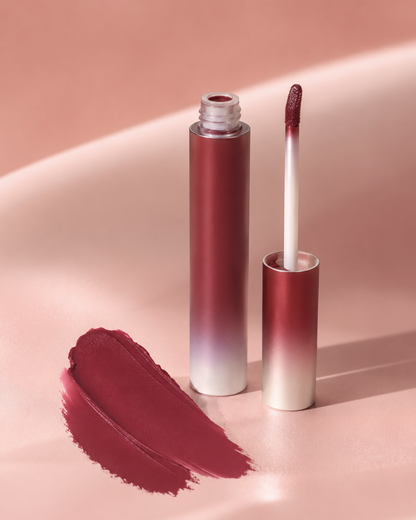 SHEGLAM Matte Liquid Lipstick – Cosmopolitan, Deep Burgundy Red Matte Lip Color