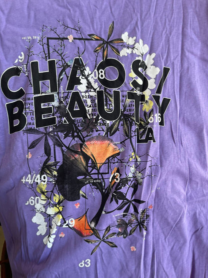 Men’s Purple Plain Cotton T-Shirt, Short Sleeve Casual Basic Top