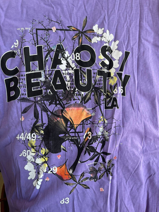 Men’s Purple Plain Cotton T-Shirt, Short Sleeve Casual Basic Top