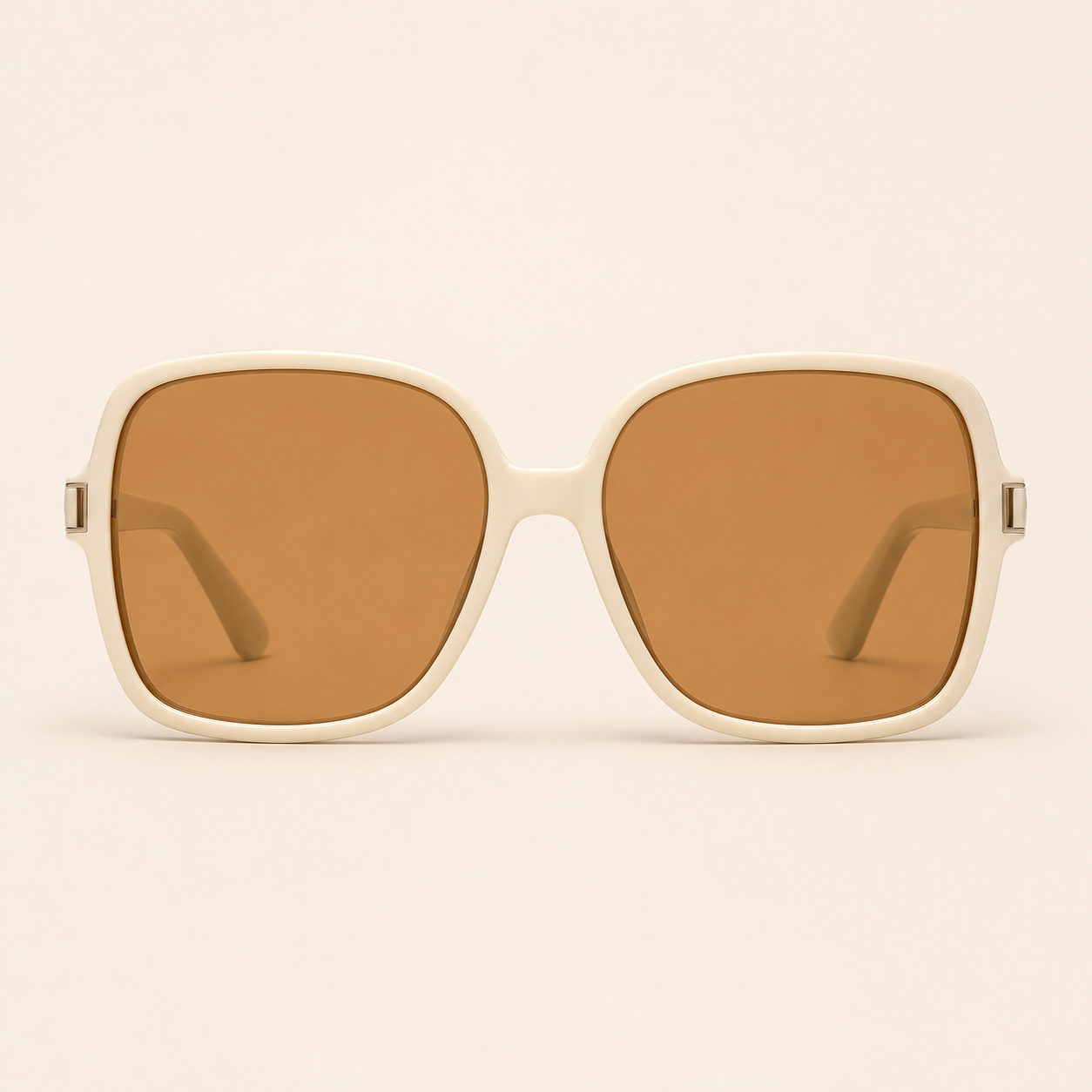 SHEIN Beige Oversized Square Sunglasses – Fast Delivery in 5 Days
