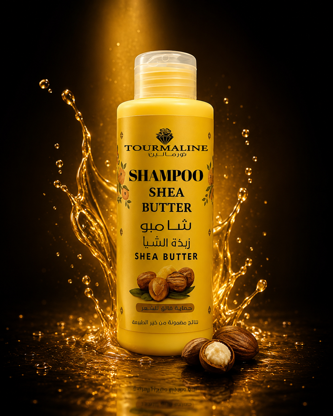 Tourmaline Shampoo Collection –Marrow Oil, Almond Oil, Argan Oil & Shea Butter
