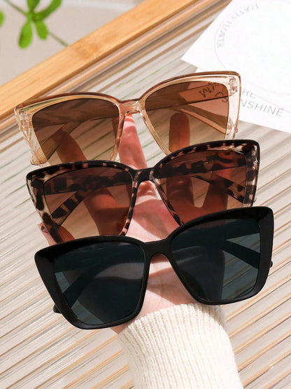SHEIN Women Oversized Square Tinted Sunglasses