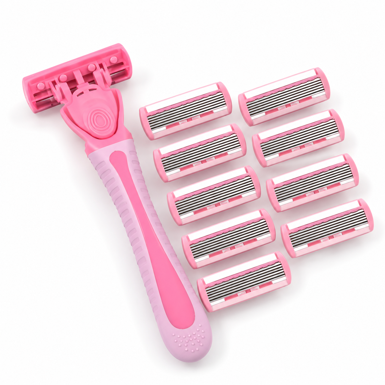 SHEIN Women’s Pink Manual Razor Set – 3 Pieces Bikini & Body Hair Removal Razors, SHEIN Fast Delivery in 5 Days