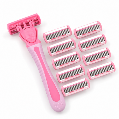 SHEIN Women’s Pink Manual Razor Set – 3 Pieces Bikini & Body Hair Removal Razors, SHEIN Fast Delivery in 5 Days