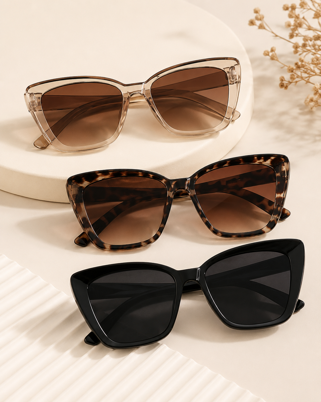 SHEIN Women Oversized Square Tinted Sunglasses