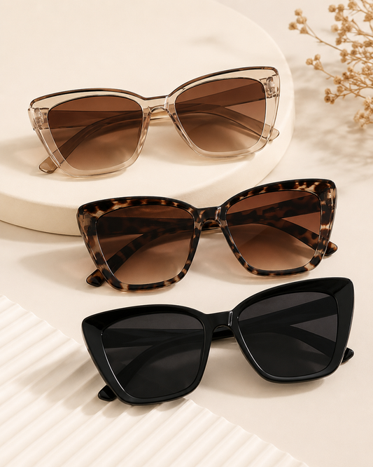 SHEIN Women Oversized Square Tinted Sunglasses