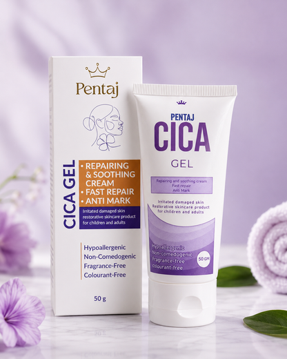 Pentaj Cica Gel Repairing & Soothing Cream 50g – Delicado Skincare