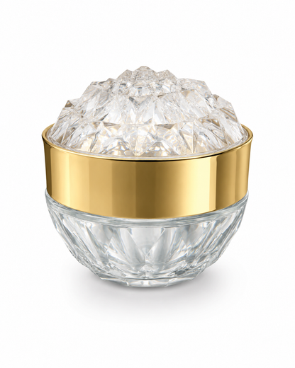 Round Diamond Crystal Storage Jar