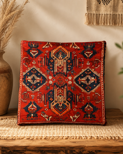 Bohemian Vintage Carpet Print Cushion Cover