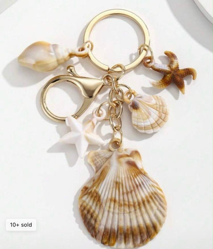 Beach Shell & Starfish Keychain Set – SHEIN Fast Delivery in 5 Days