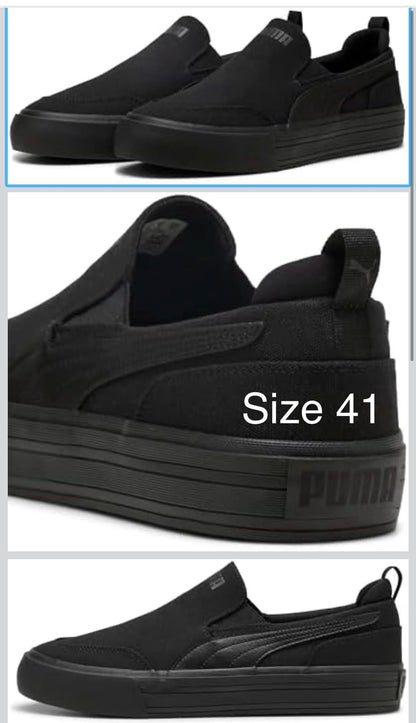 Original Puma Black Slip On Sneakers