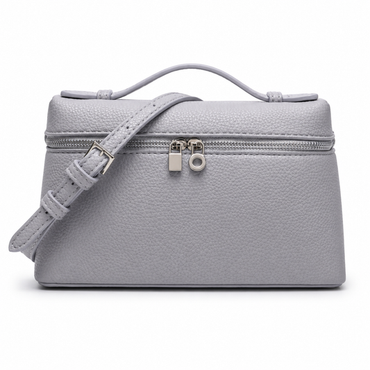 Women’s Grey Box Crossbody Bag