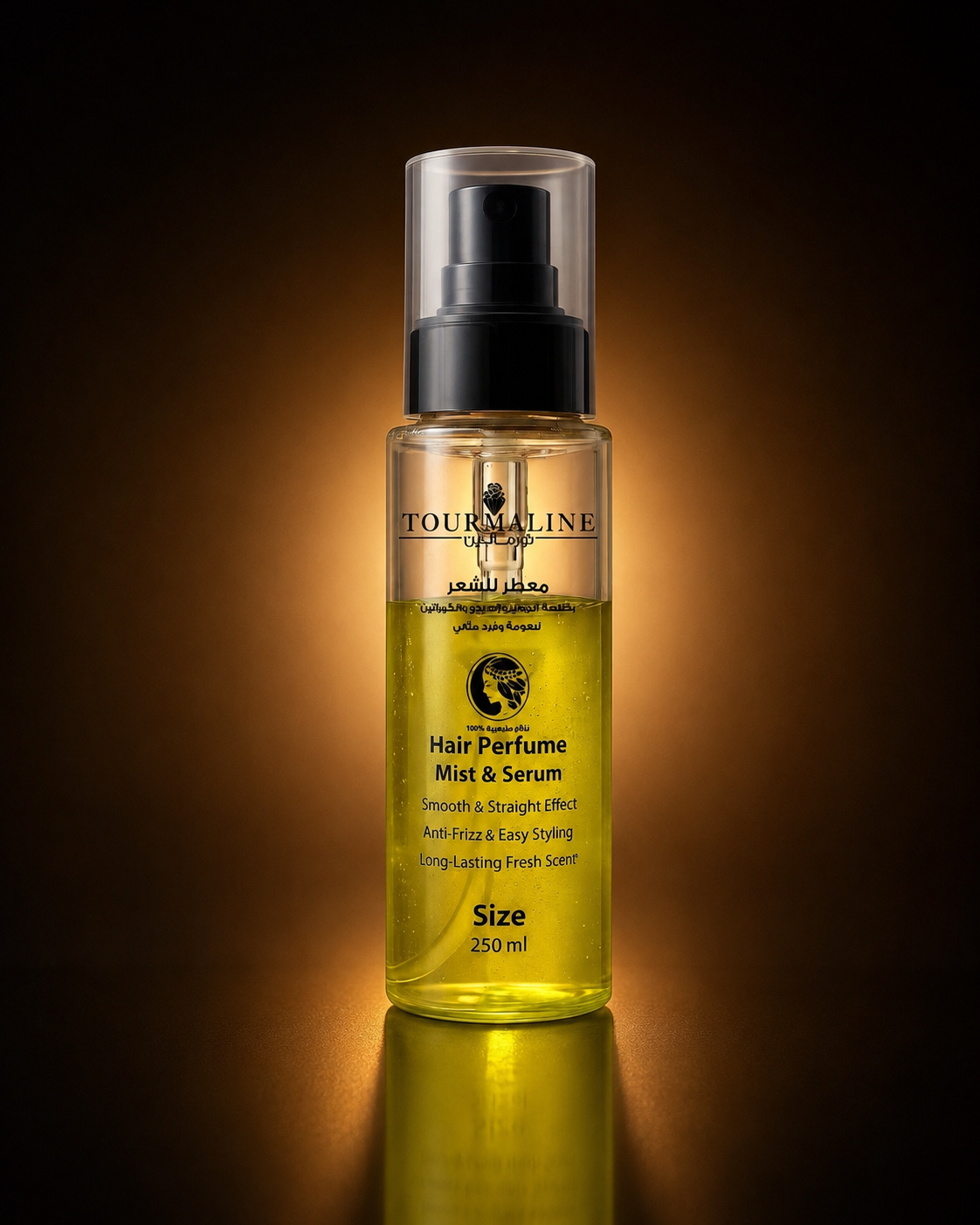 Tourmaline Hair Perfume Mist & Serum 250ml – Long-Lasting Fresh Scent