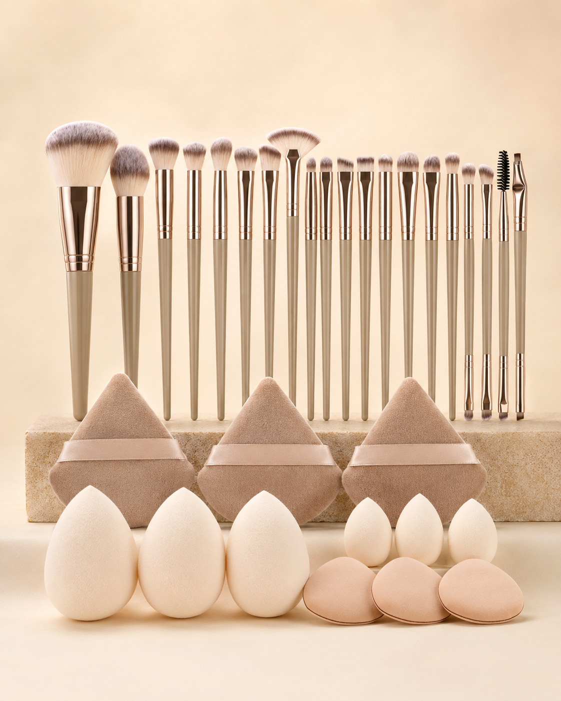 Complete Makeup Brush and Blender Set