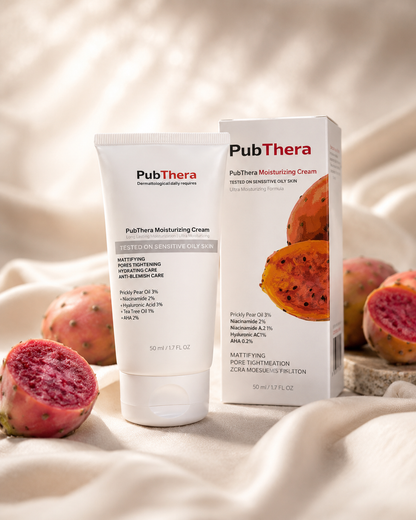 PubThera Moisturizing Cream 50ml – For Sensitive Oily Skin