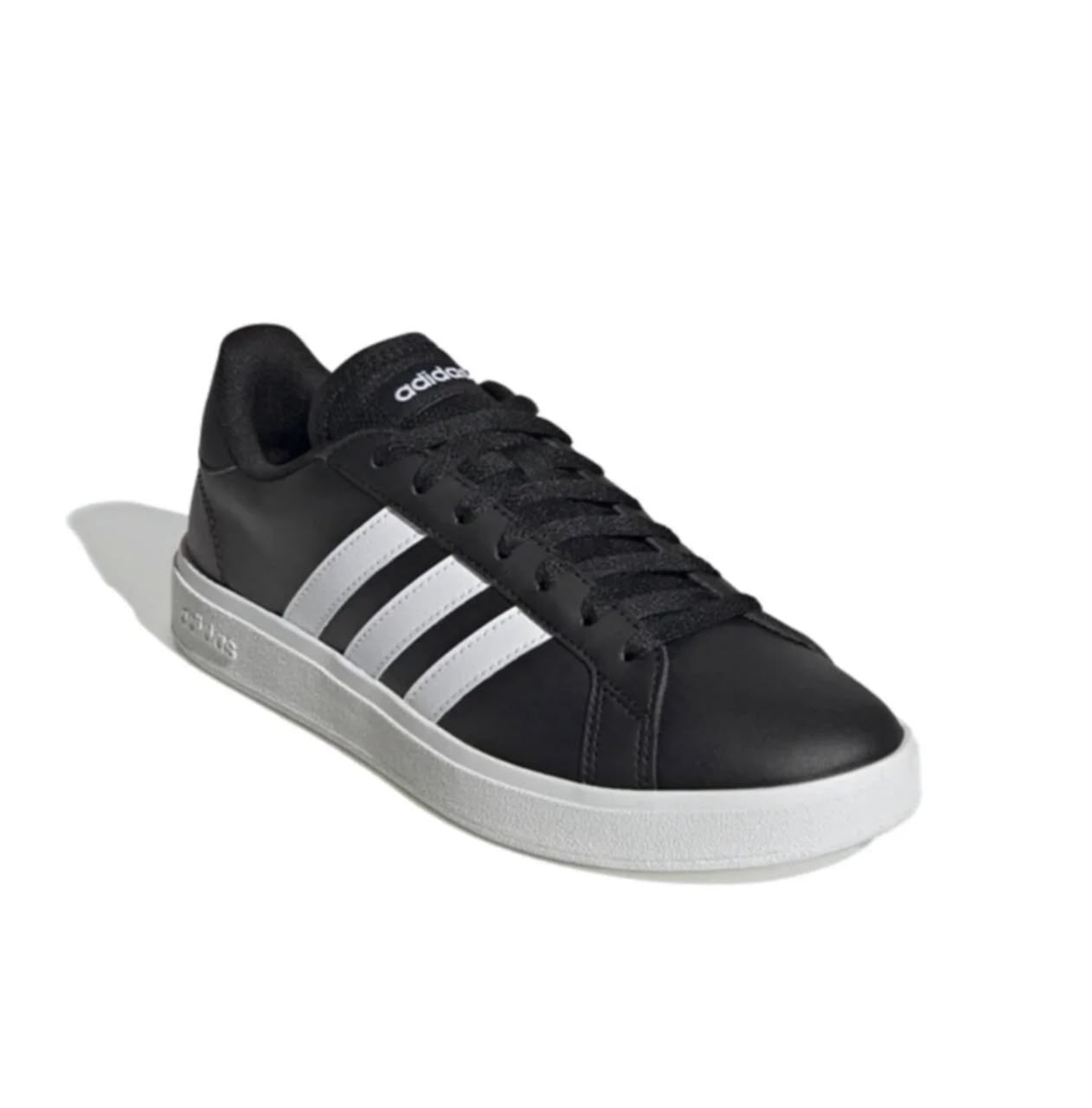 Original Adidas Black Casual Sneakers – White Stripes Lace Up Shoes