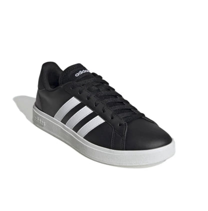 Original Adidas Black Casual Sneakers – White Stripes Lace Up Shoes