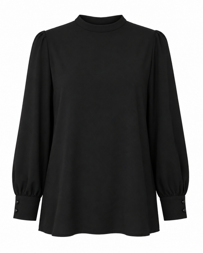 Black Modest Long Sleeve Tunic – SHEIN Fast Delivery in 5 Days