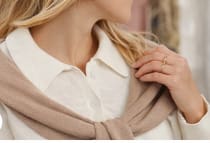 Women’s Knit Two Piece Set – Longline Button Top with Shoulder Tie Detail and Wide Leg Pants