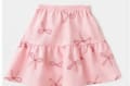 Toddler Girls Pink Bow Print Dress Set – Long Sleeve Sweatshirt & Skirt Outfit – Cute Casual Kids Look