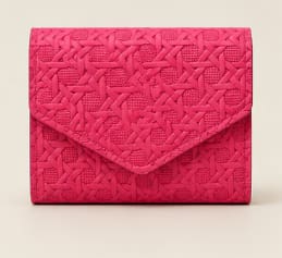 Textured Mini Wallet for Women – Compact PU Leather Card Holder & Coin Purse