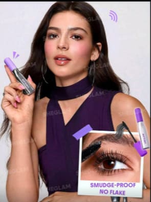 SHEGLAM Lashlighter Mega Boost Mascara – Black Volumizing Mascara – 12H Lash Lift & Definition