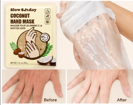 Coconut Hand Mask Deep Moisturizing Hand Care Gloves