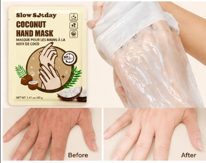 Coconut Hand Mask Deep Moisturizing Hand Care Gloves