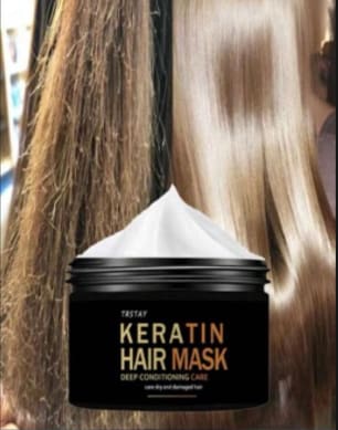 Keratin Hair Mask Deep Conditioning Care for Dry and Damaged Hair
