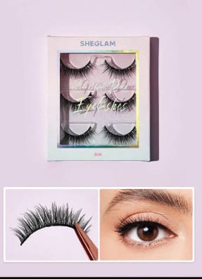 SHEGLAM 3 Pairs False Eyelashes Set Gia Black