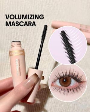 SHEGLAM Big Time Eyes Volumizing Mascara, Beige Tube Mascara for Fuller Defined Lashes
