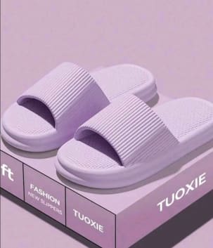 SHEIN Women’s Pastel Ribbed Slide Sandals – Soft Lightweight Open Toe Slippers, SHEIN Fast Delivery in 5 Days