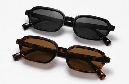 SHEIN Women’s Rectangle Sunglasses Set – Black & Tortoise Fashion Sunglasses, SHEIN Fast Delivery in 5 Days