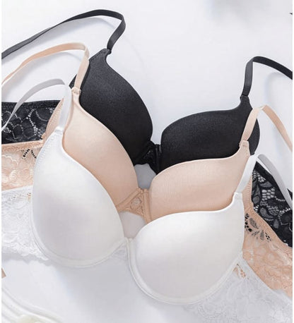 SHEIN Women’s Supportive Bra Set 3 Pieces – Front Buckle Padded Underwear Bras, SHEIN Fast Delivery in 5 Days